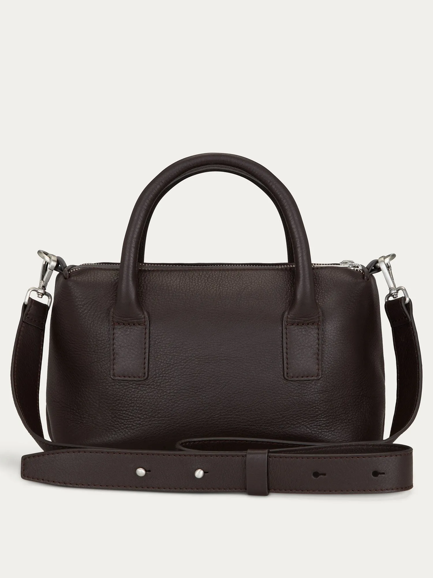 Boston Top Handle Bag — Chocolate sold by Wolff Studios product image thumbnail 2