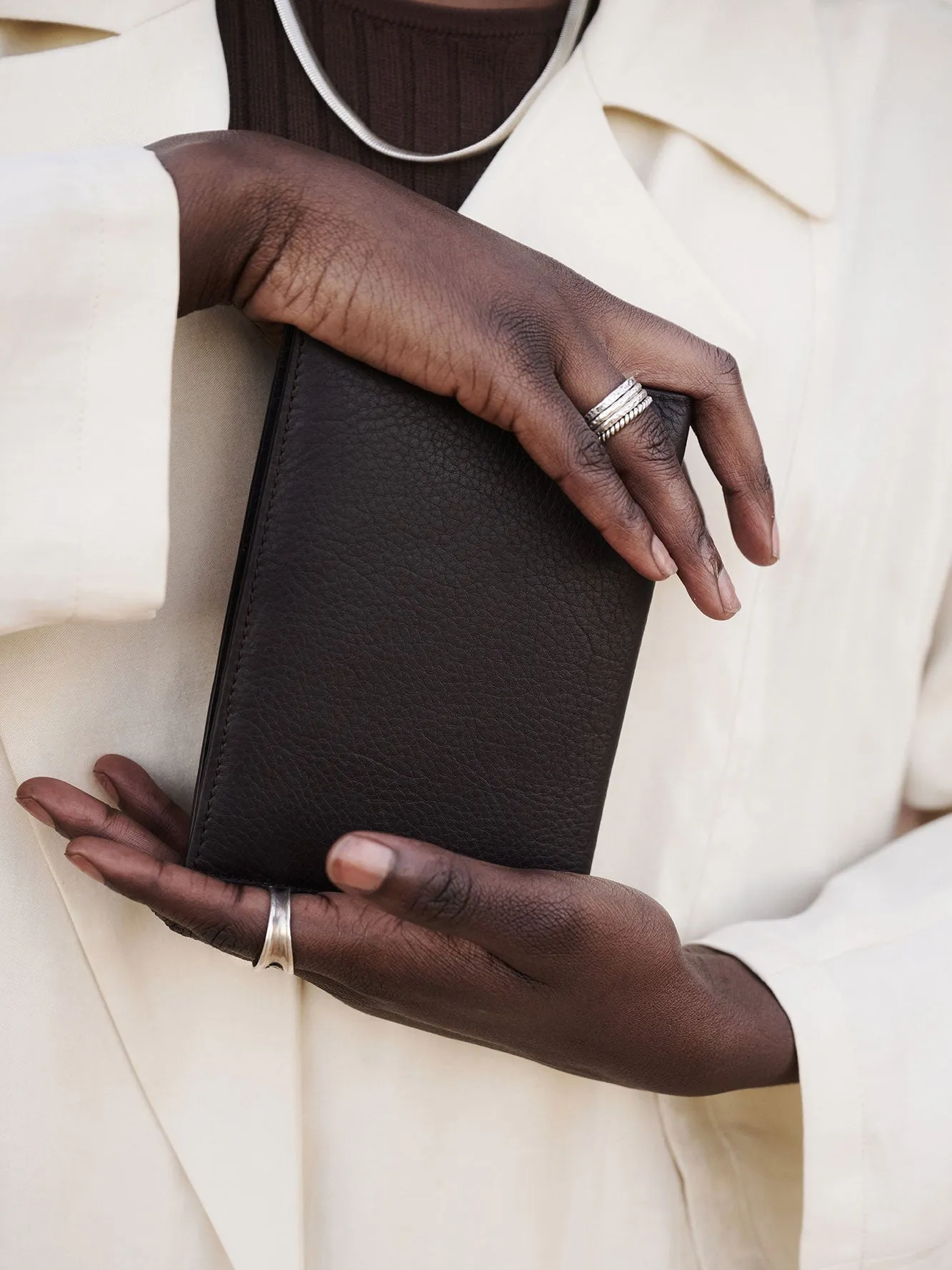 Bundle: Wallet & Passport Holder - chocolate sold by Wolff Studios product image thumbnail 4