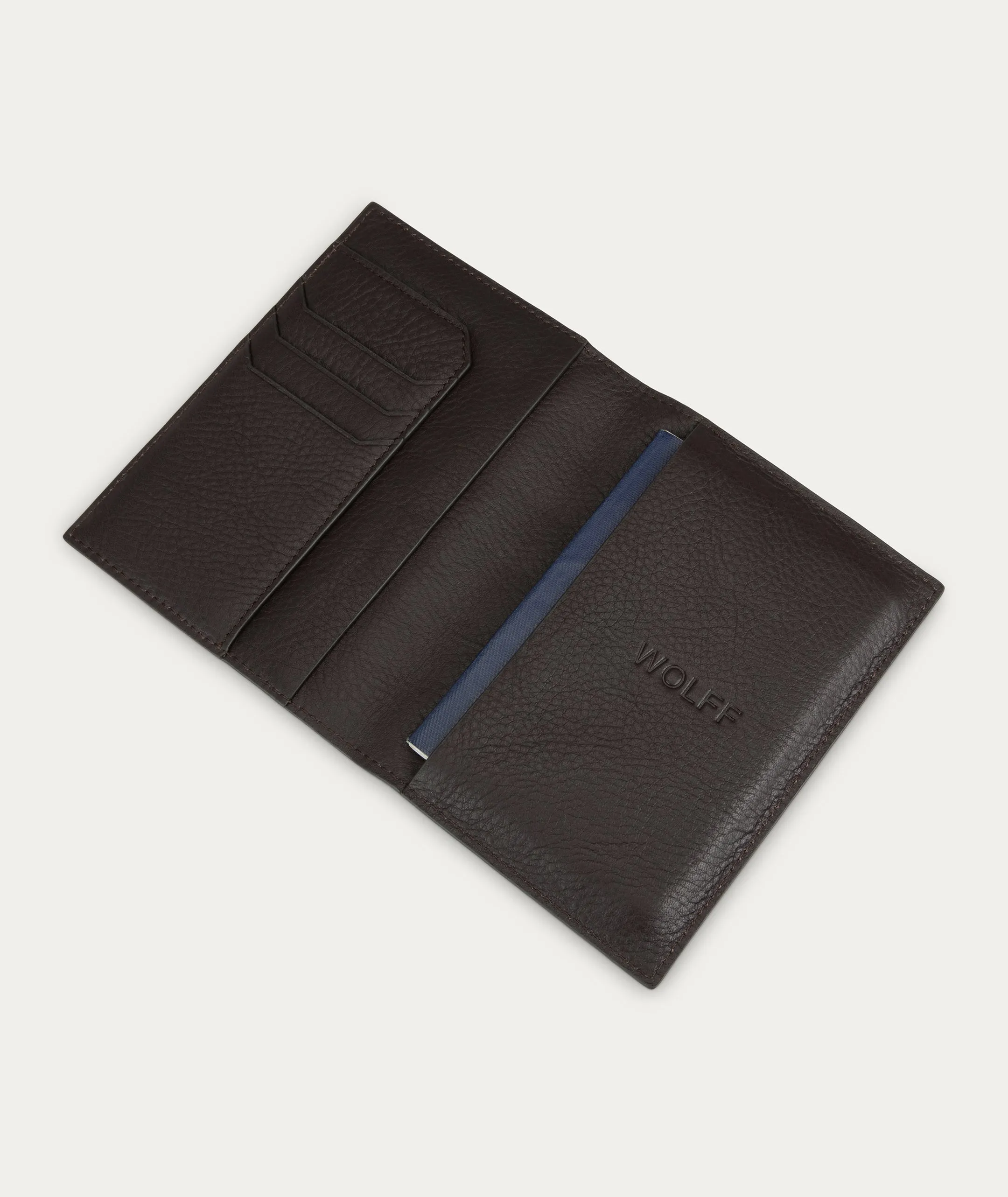Bundle: Wallet & Passport Holder - chocolate sold by Wolff Studios product image thumbnail 2