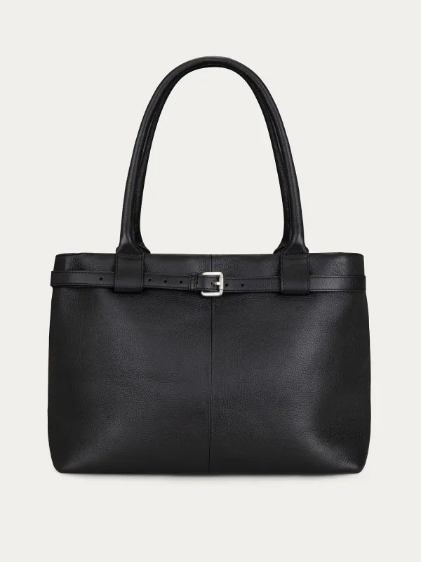 Paris Tote by @dom.overseas — Black, thin belt sold by Wolff Studios