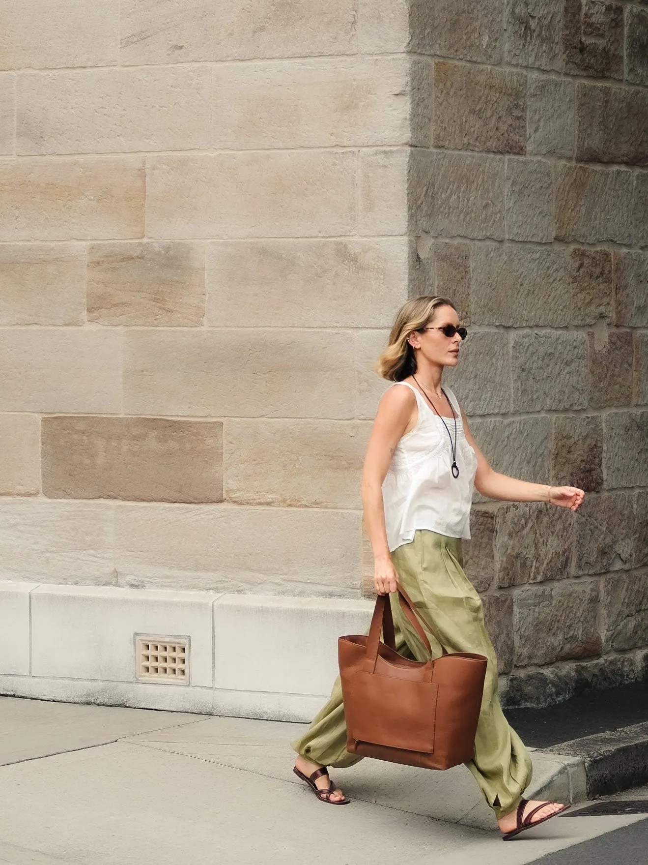 Sydney Tote Bag — Tan sold by Wolff Studios product image thumbnail 2