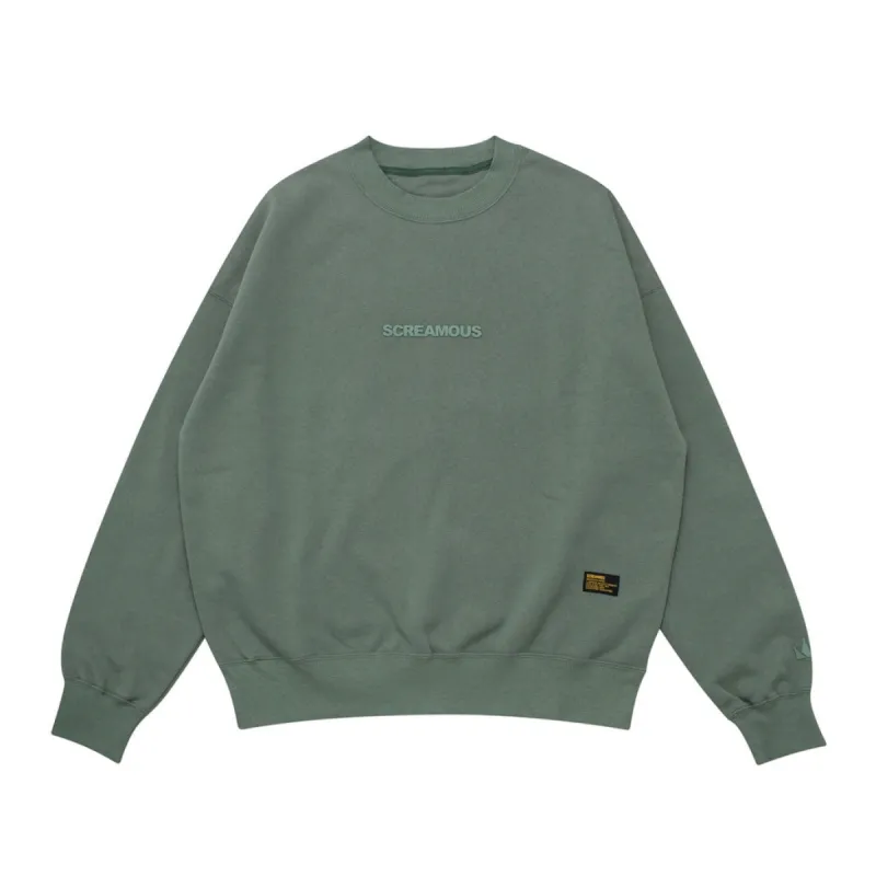 Sweater Crewneck OVERSIZED LEGEND TINY OLIVE sold by Screamous