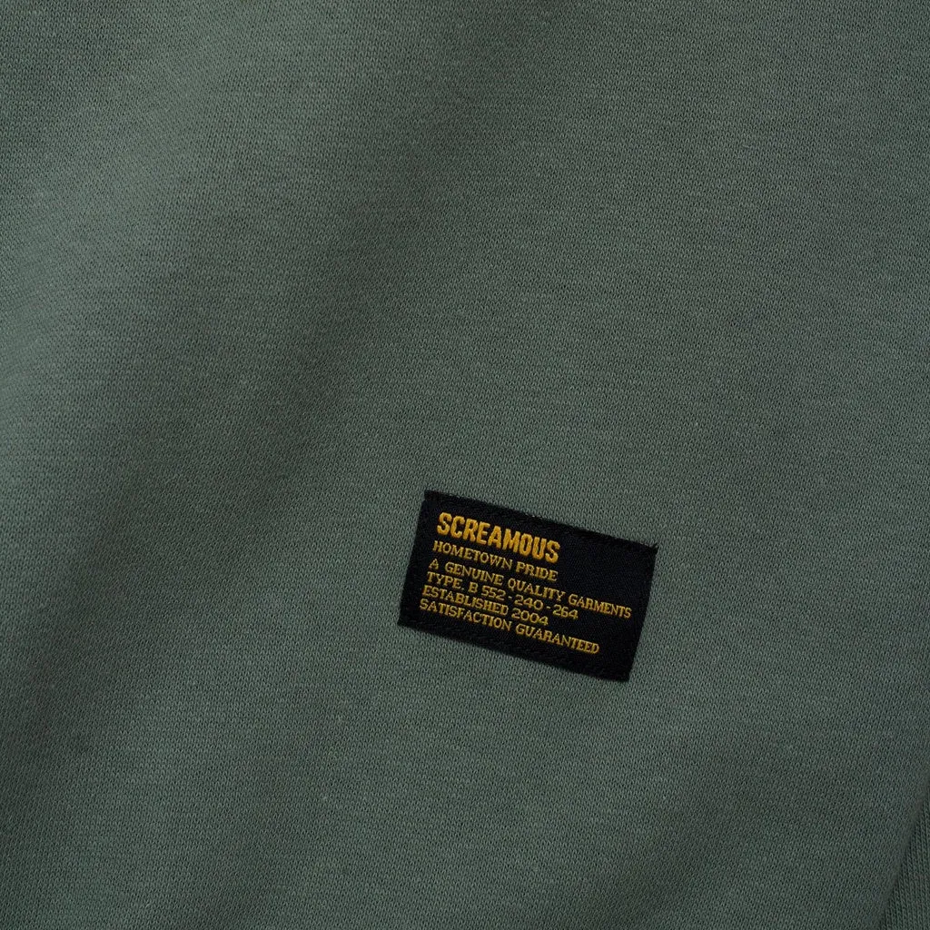 Sweater Crewneck OVERSIZED LEGEND TINY OLIVE sold by Screamous product image thumbnail 4