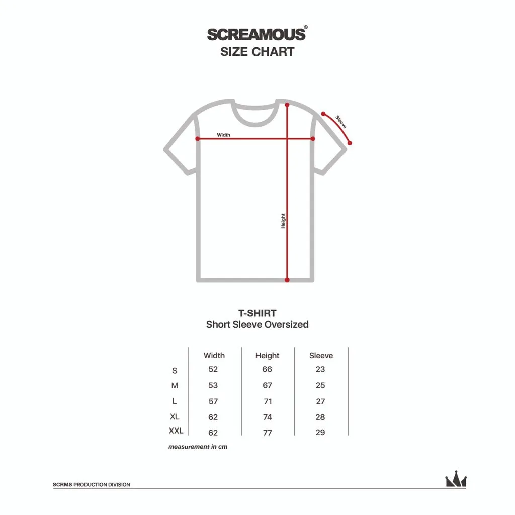 T-Shirt OVERSIZED LEGEND TINY WHITE sold by Screamous product image thumbnail 4