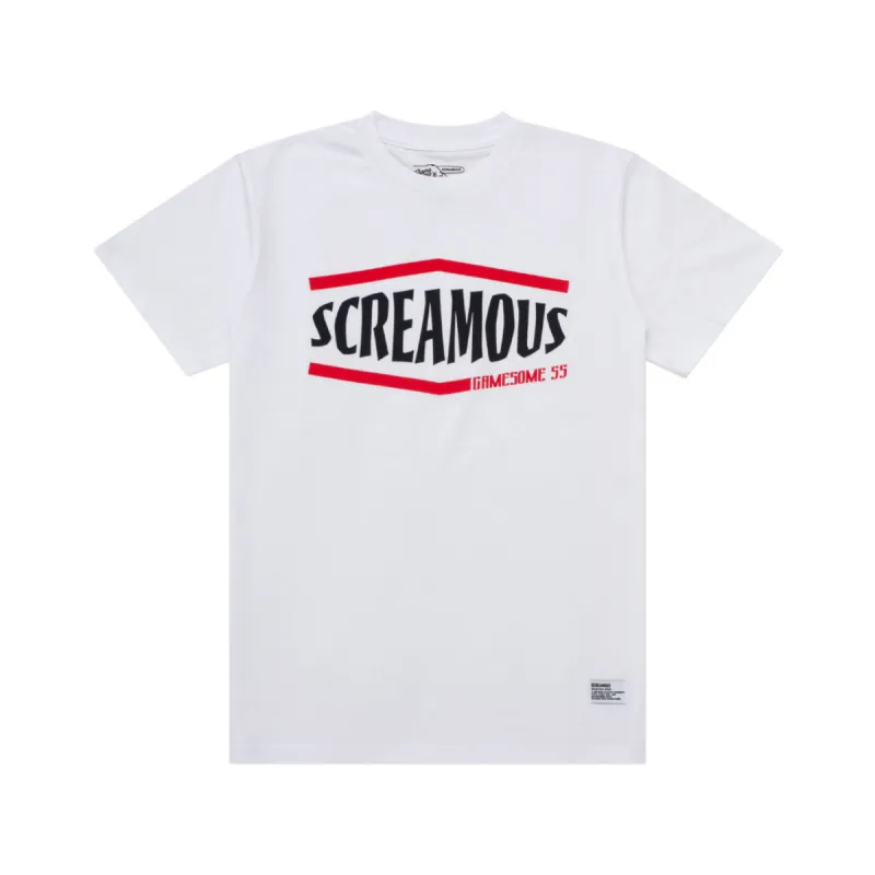 GAMESOME T-Shirt SCRAM WHITE sold by Screamous