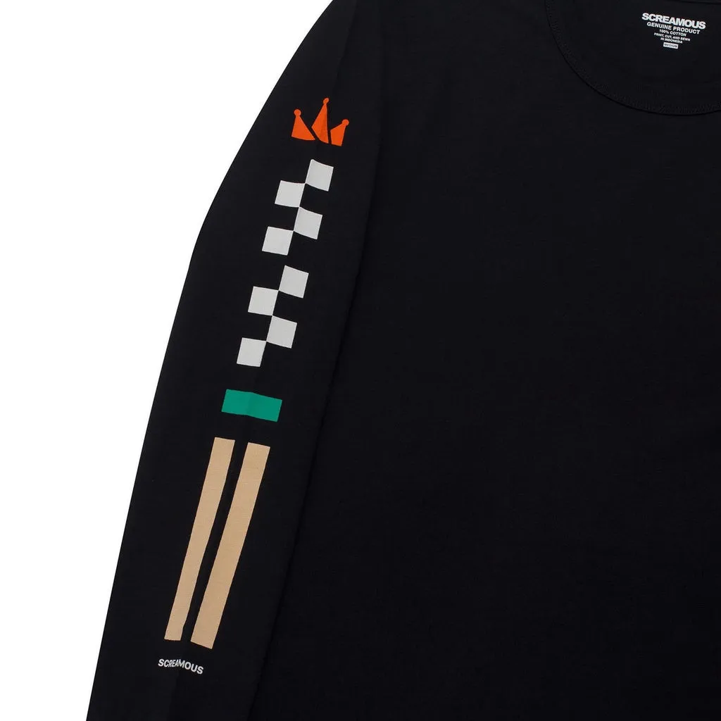 T-Shirt Longsleeves RACER BLACK sold by Screamous product image thumbnail 3