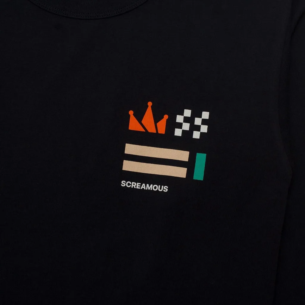 T-Shirt Longsleeves RACER BLACK sold by Screamous product image thumbnail 2