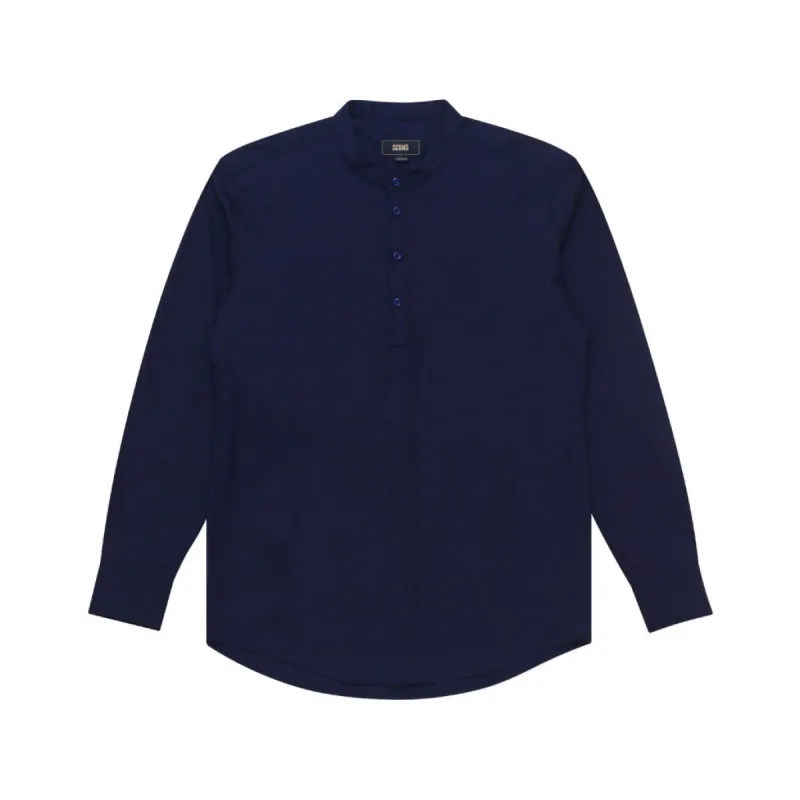 Longsleeve Shirt FORDEN NAVY BLUE sold by Screamous