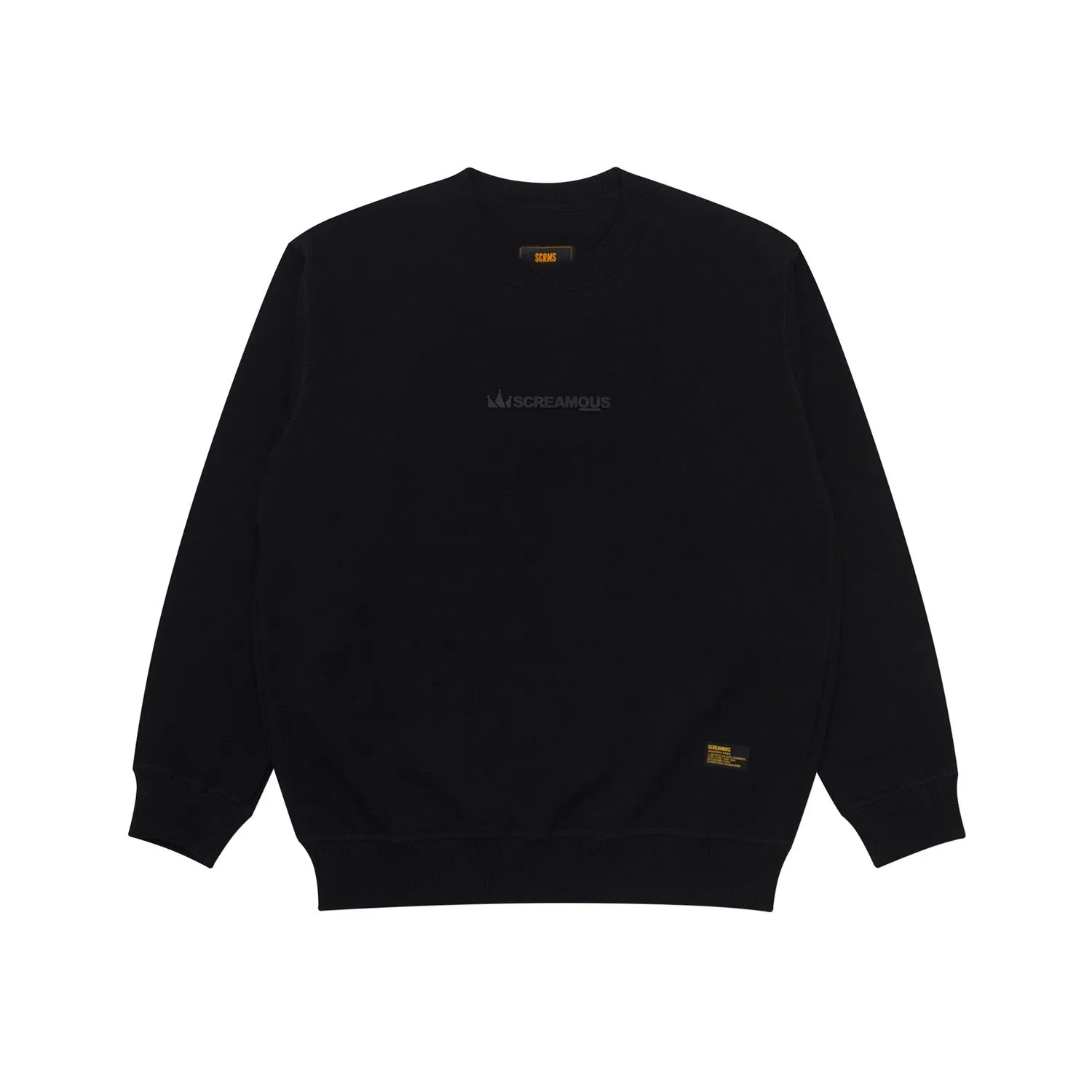 Sweater Crewneck LEGEND TINY ON BLACK BLACK sold by Screamous