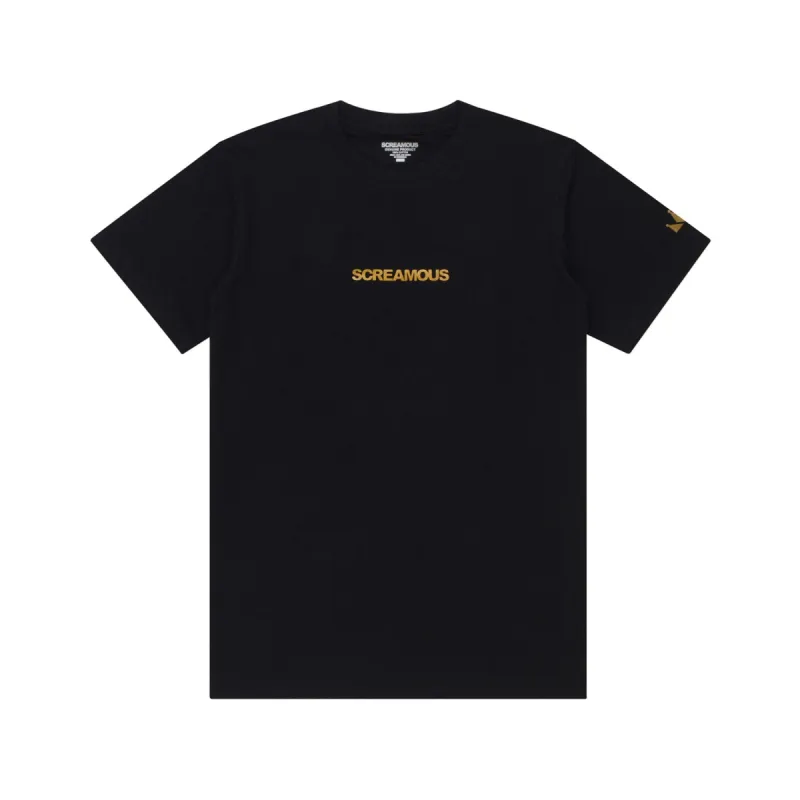 T-Shirt LEGEND TINY ON GOLD BLACK sold by Screamous