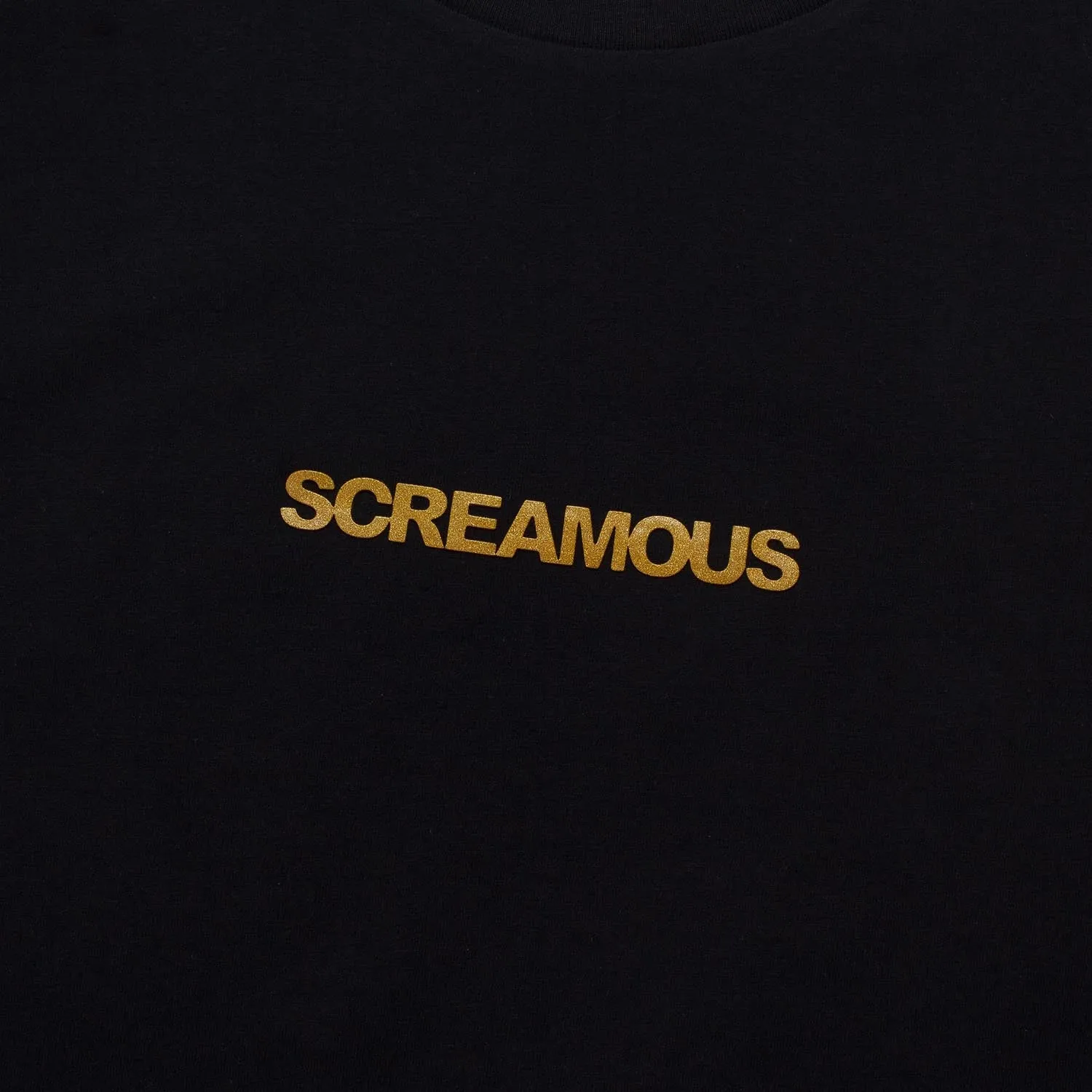 T-Shirt LEGEND TINY ON GOLD BLACK sold by Screamous product image thumbnail 2