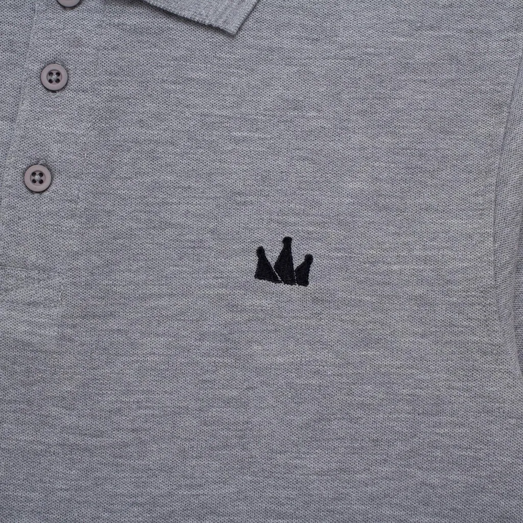 Polo Shirt CROWN BLACK MISTY sold by Screamous product image thumbnail 3