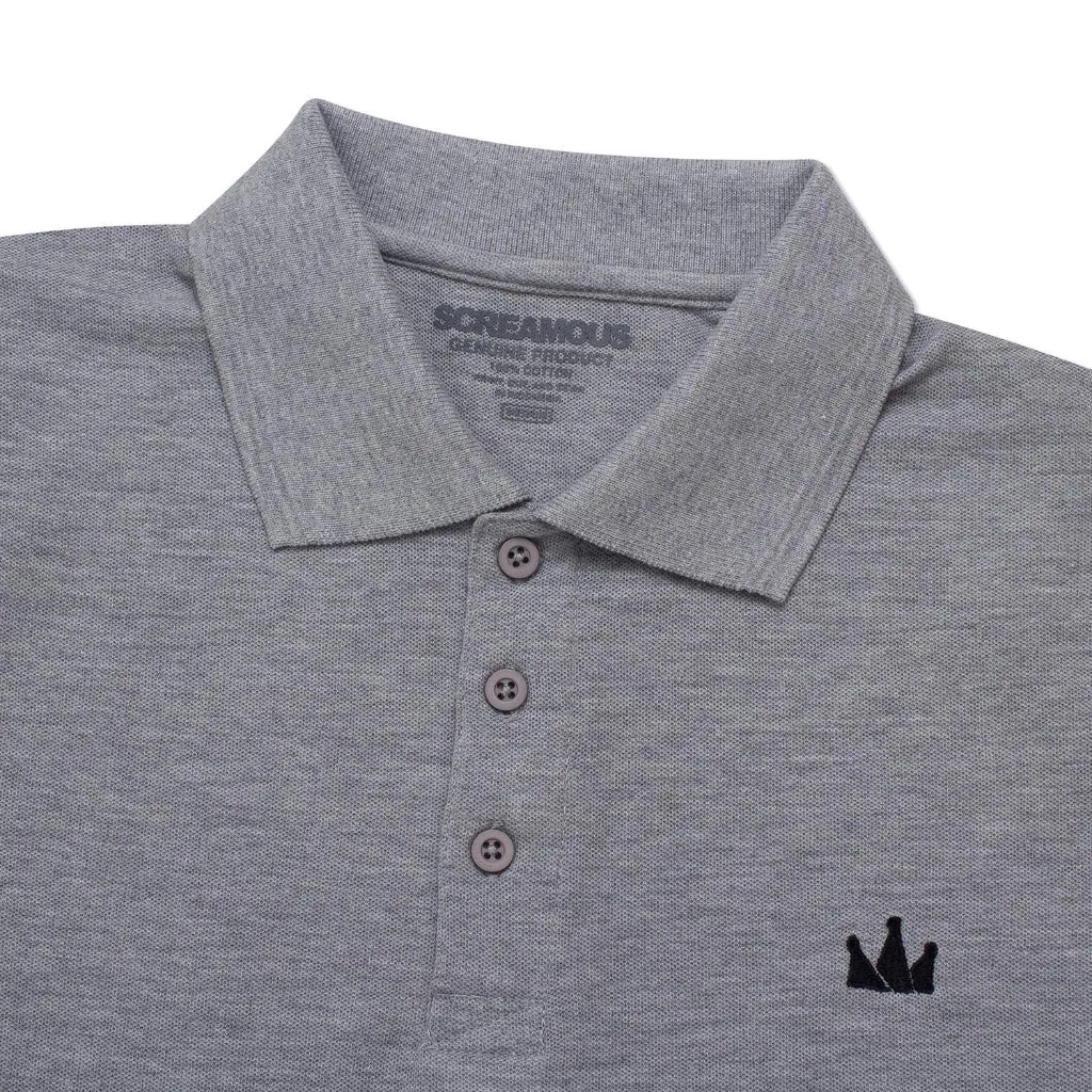 Polo Shirt CROWN BLACK MISTY sold by Screamous product image thumbnail 2