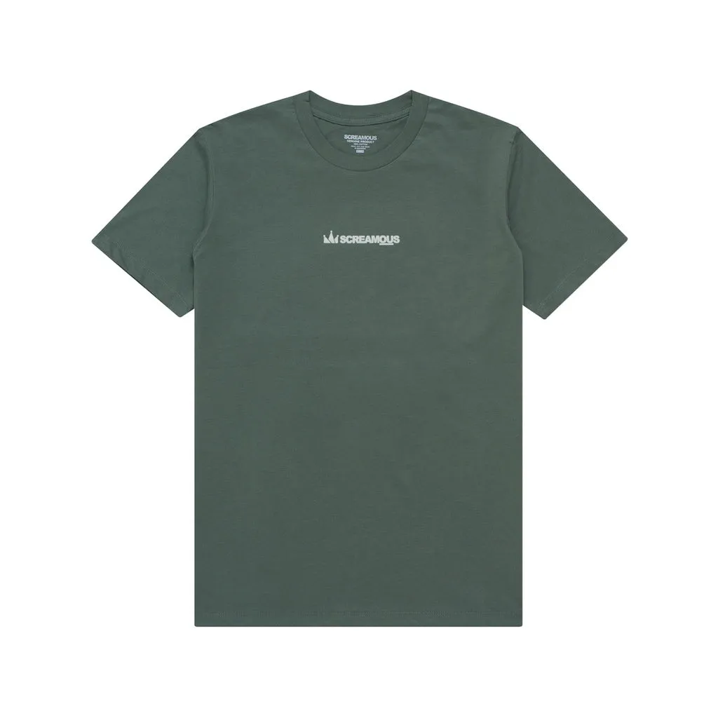 T-Shirt LEGEND TINY FLOCKING IVORY DARK GREEN sold by Screamous product image thumbnail 5