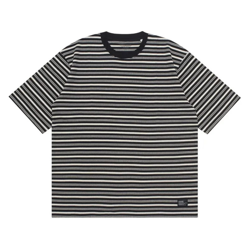 T-Shirt Stripe OVERSIZED AZULF BLACK WHITE sold by Screamous