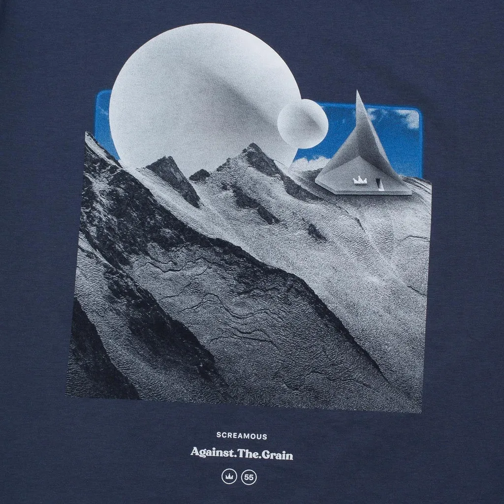 T-Shirt AT THE TOP DARK GREY sold by Screamous product image thumbnail 2
