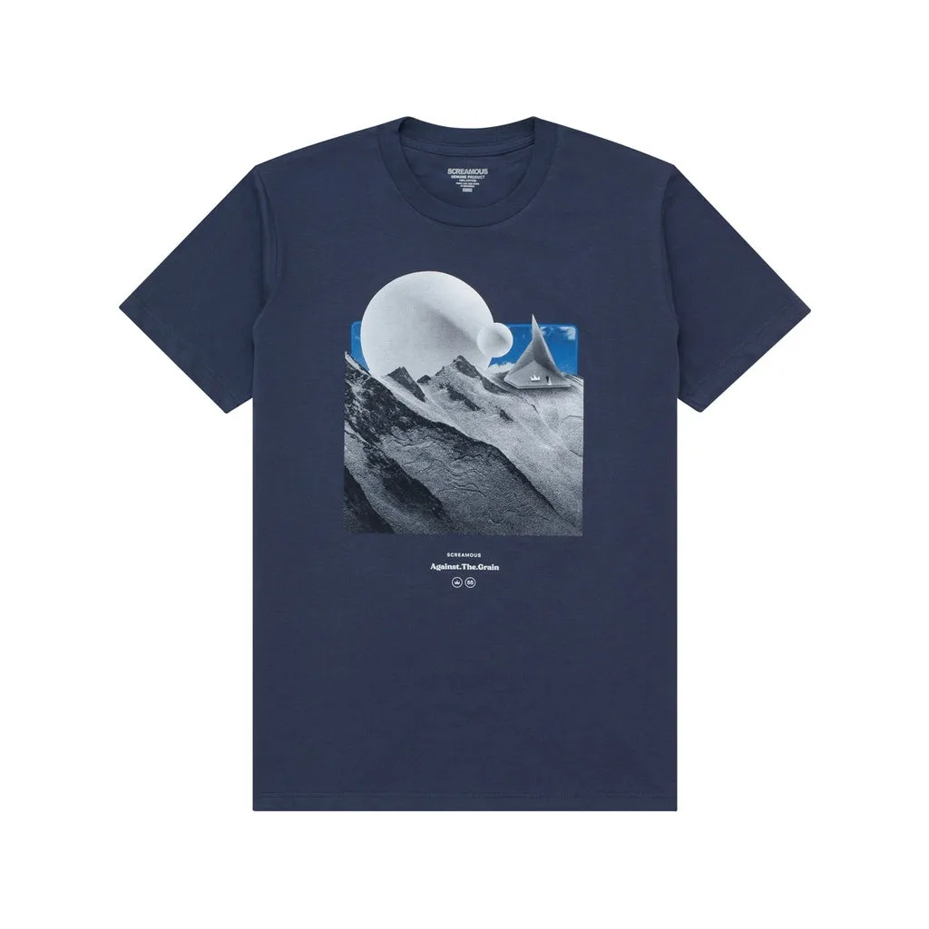 T-Shirt AT THE TOP DARK GREY sold by Screamous product image thumbnail 5