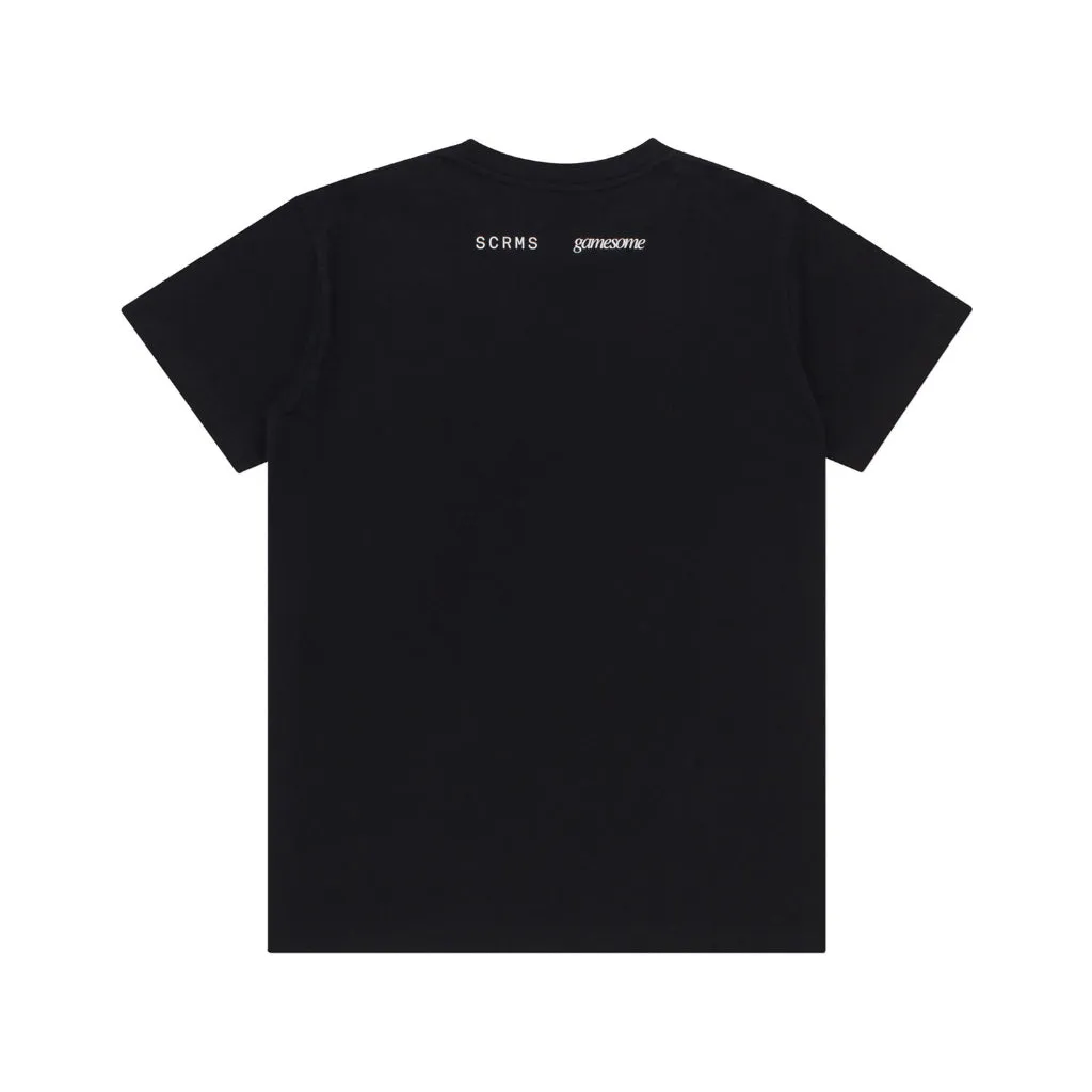 GAMESOME T-Shirt COURT BLACK sold by Screamous product image thumbnail 2