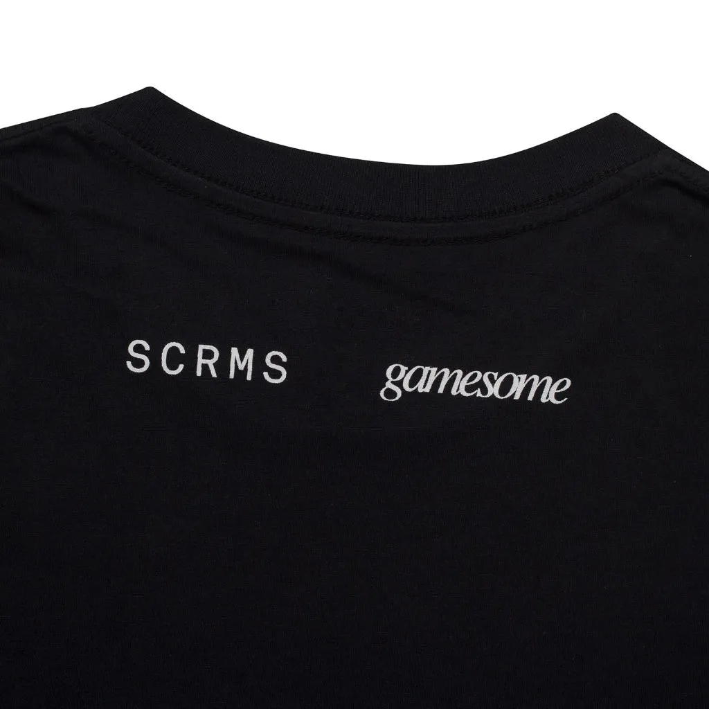 GAMESOME T-Shirt COURT BLACK sold by Screamous product image thumbnail 4