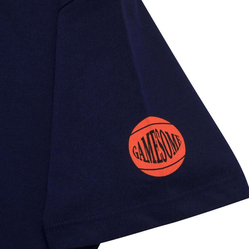 GAMESOME T-Shirt DRIBB NAVY BLUE sold by Screamous product image thumbnail 3