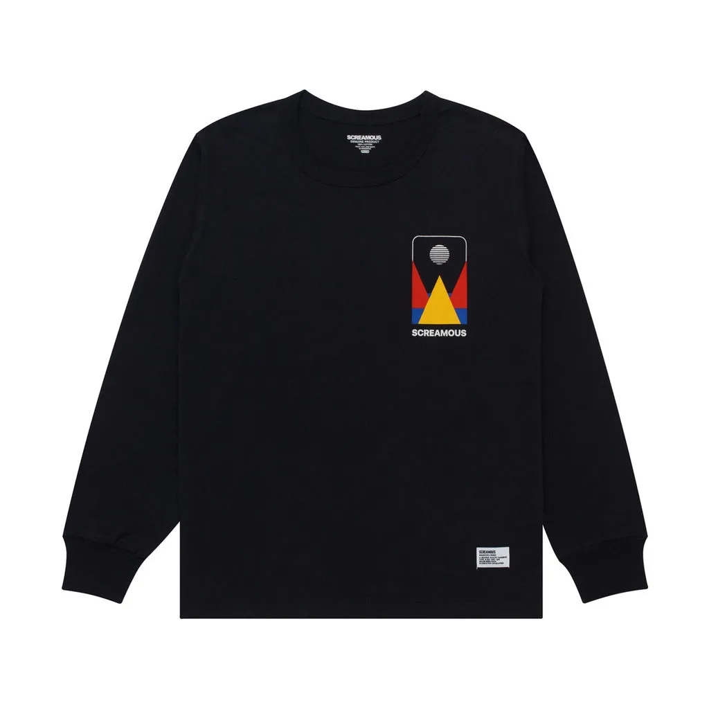 T-Shirt Longsleeves MOUNTAIN BLACK sold by Screamous