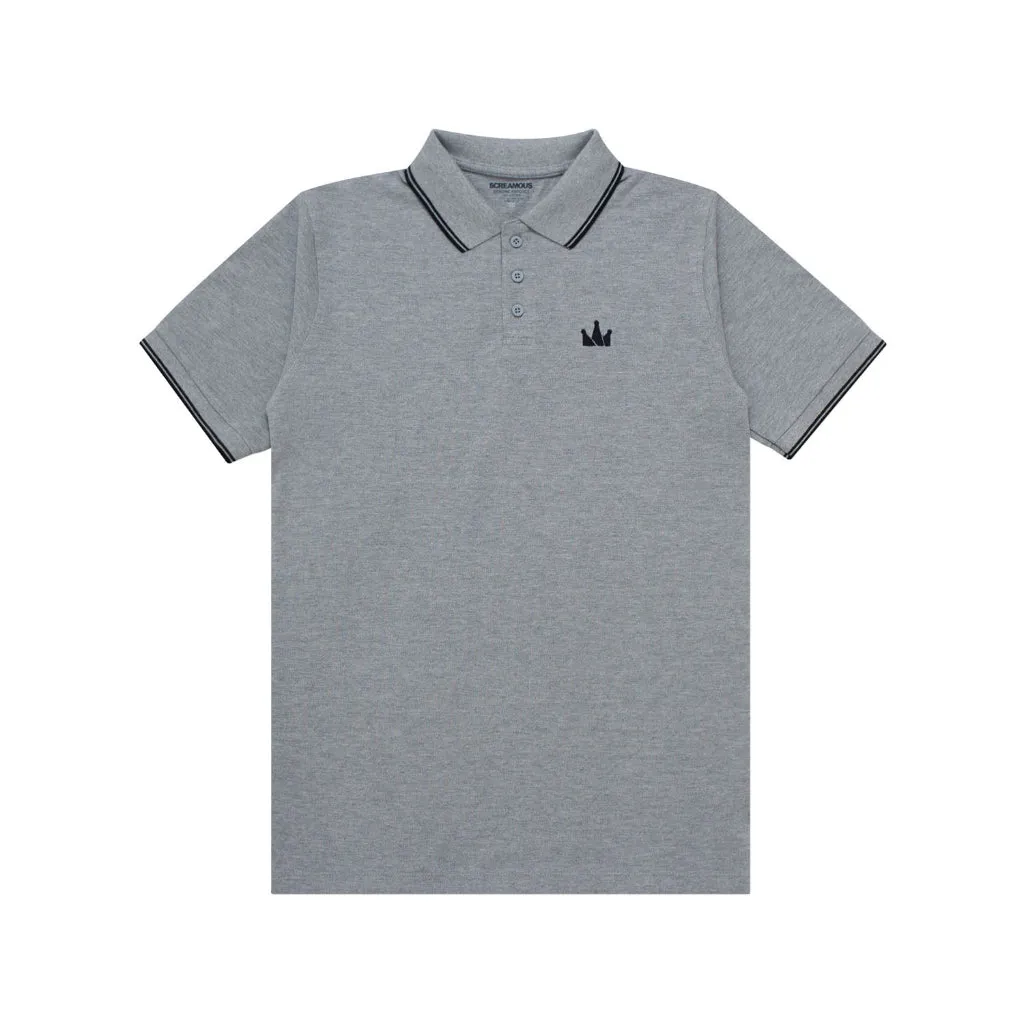 Polo Shirt CROWN LINE BLACK MISTY sold by Screamous