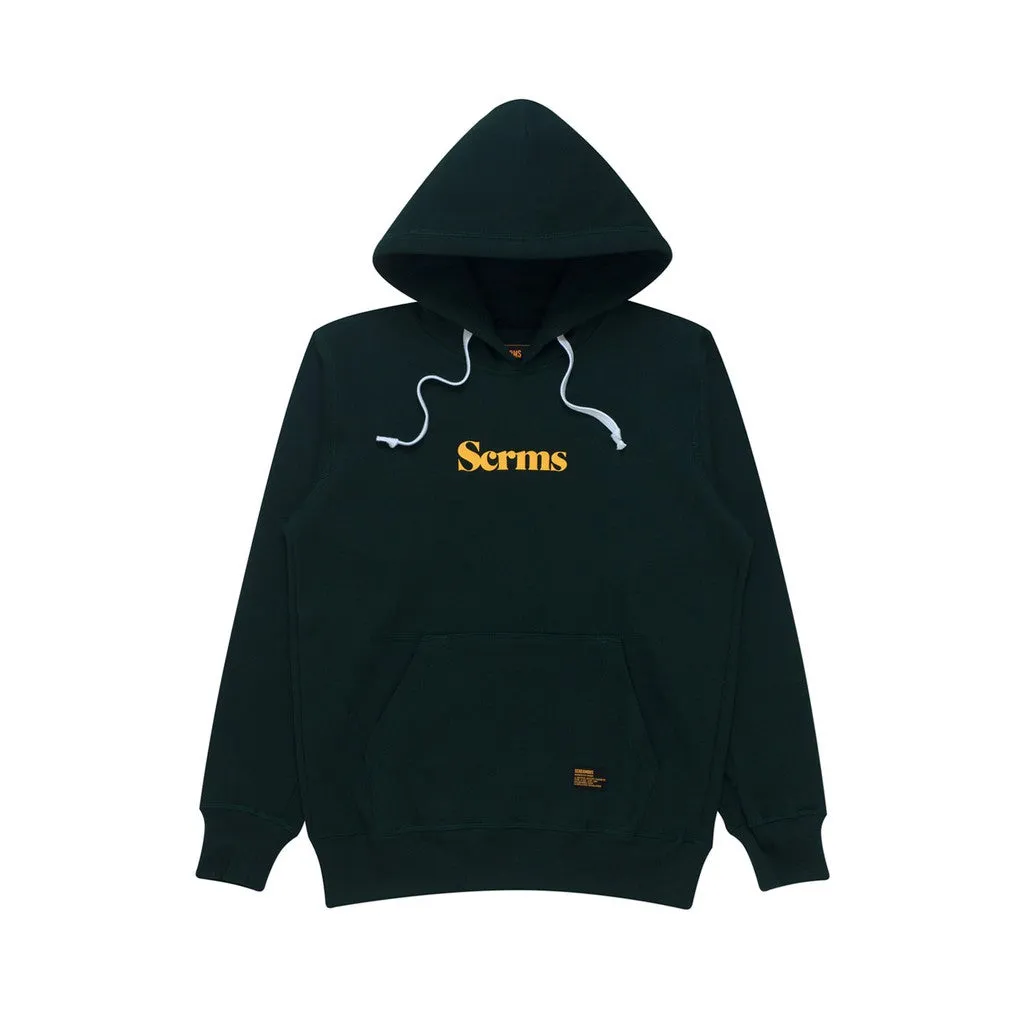 Hoodie SCRMSERIF FOREST GREEN sold by Screamous