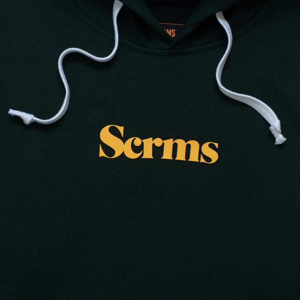 Hoodie SCRMSERIF FOREST GREEN sold by Screamous product image thumbnail 3