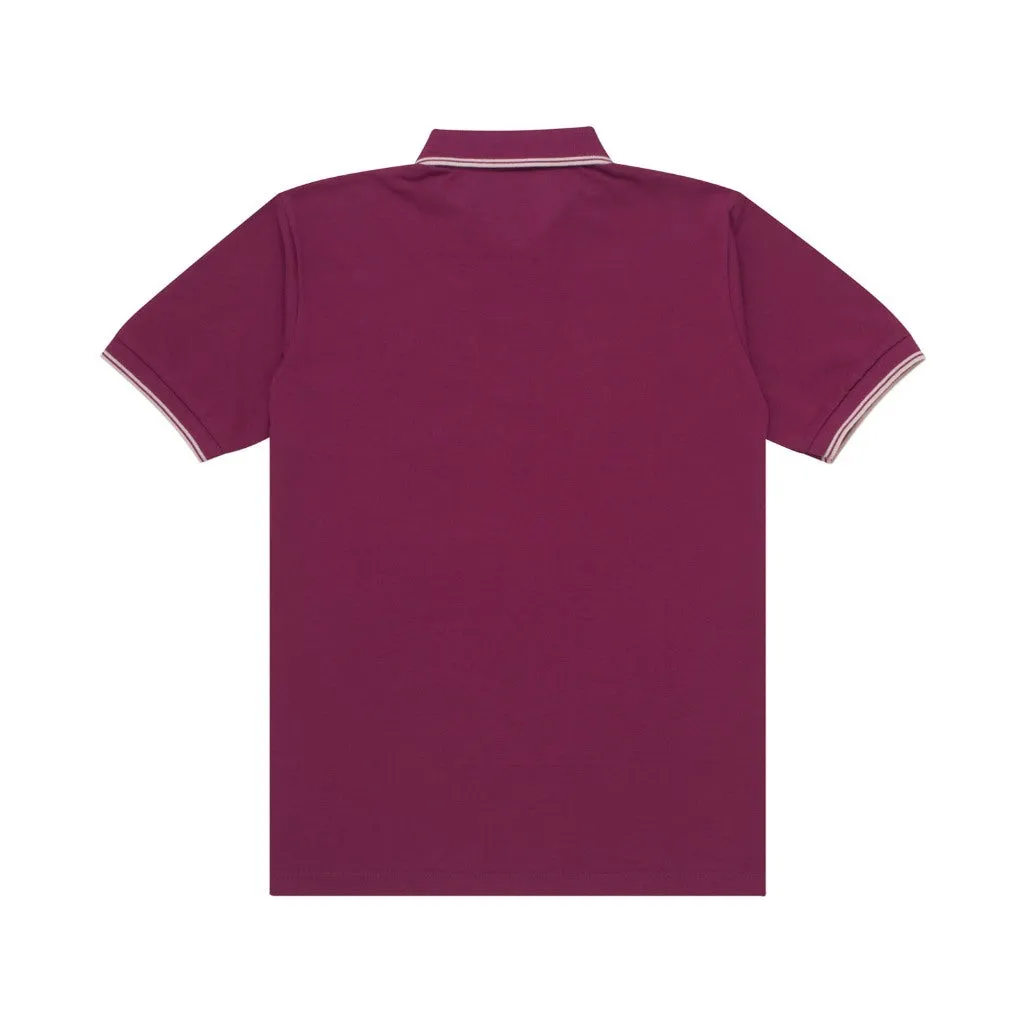 Polo Shirt CROWN LINE SILVER MAROON sold by Screamous product image thumbnail 4