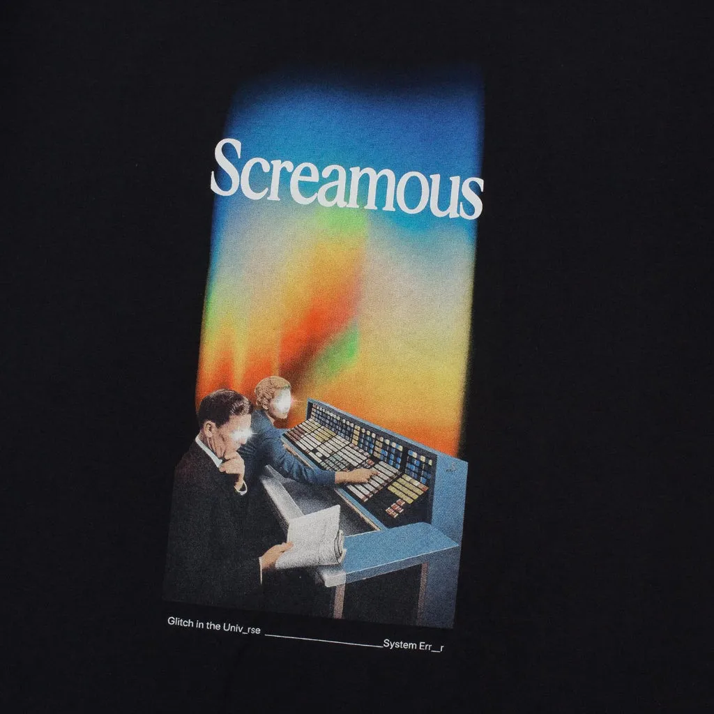 T-Shirt GLITCH BLACK sold by Screamous product image thumbnail 2