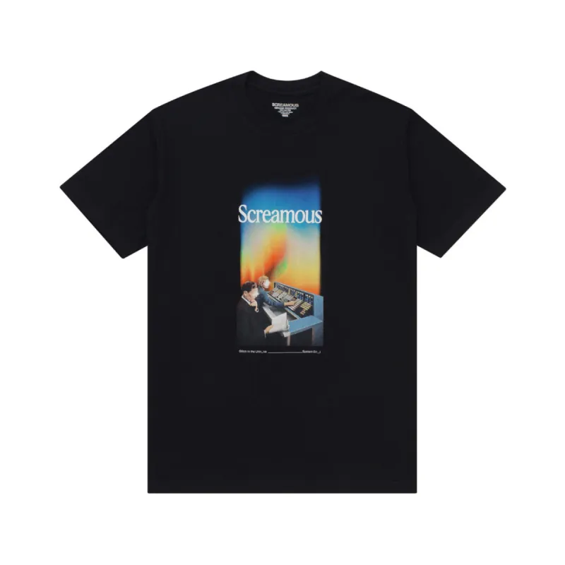 T-Shirt GLITCH BLACK sold by Screamous
