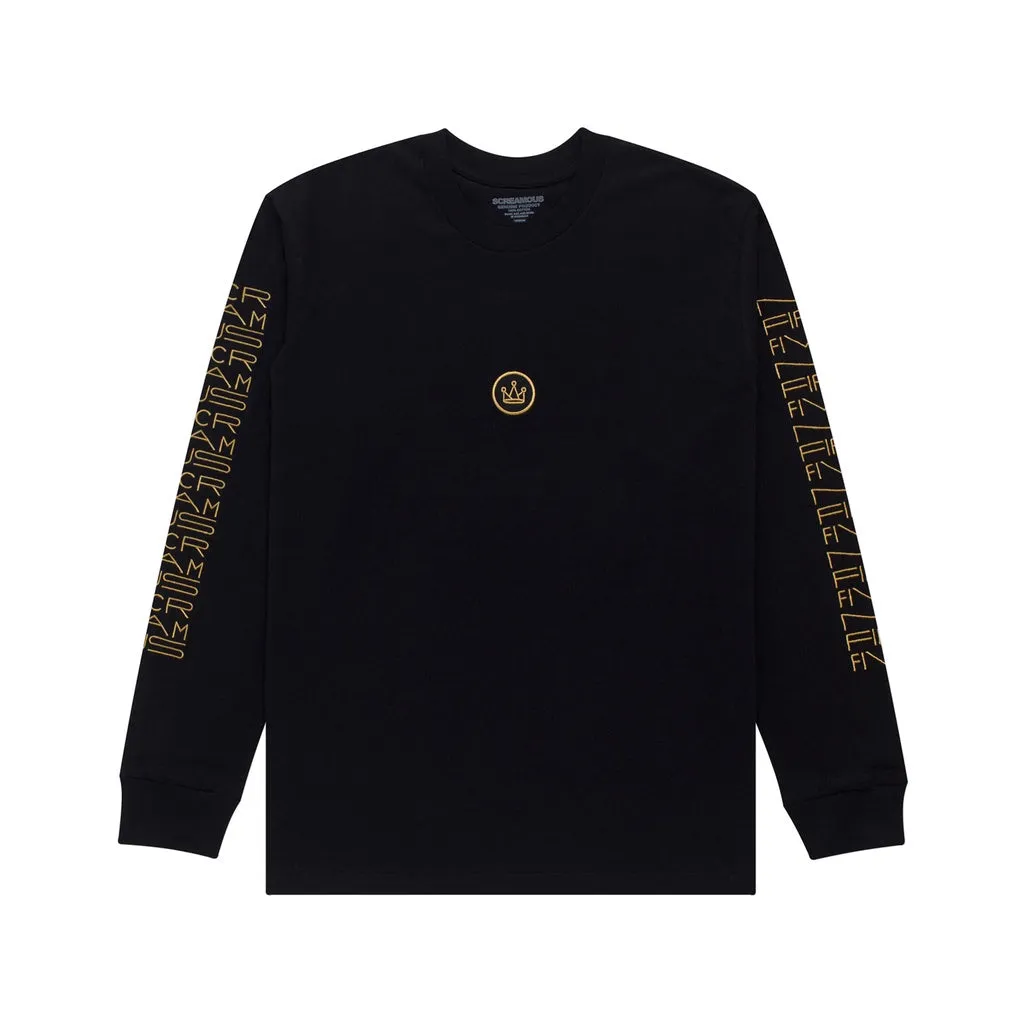 T-Shirt Longsleeves SIMON BLACK sold by Screamous