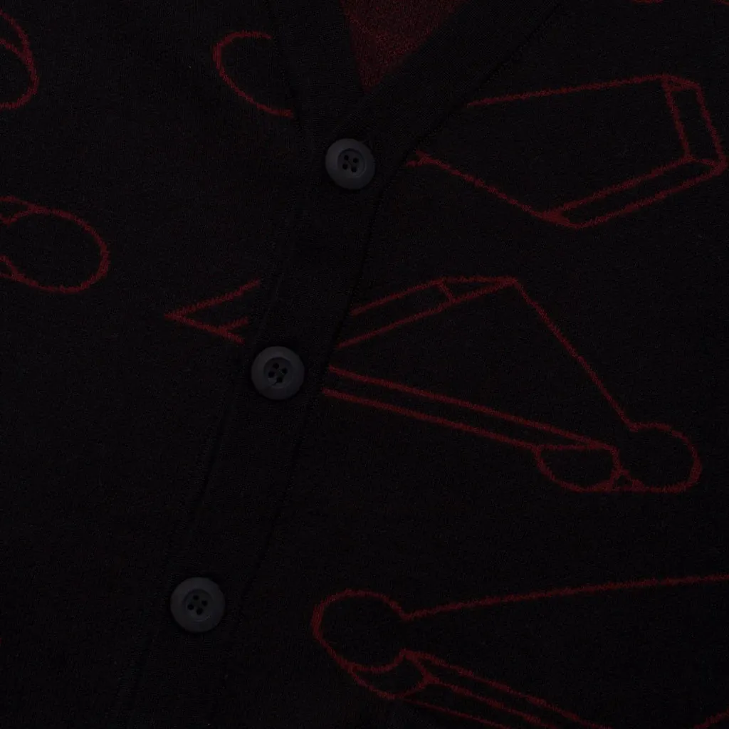 Cardigan TAME BLACK sold by Screamous product image thumbnail 2