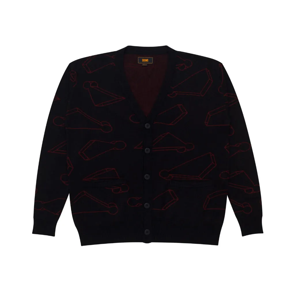 Cardigan TAME BLACK sold by Screamous