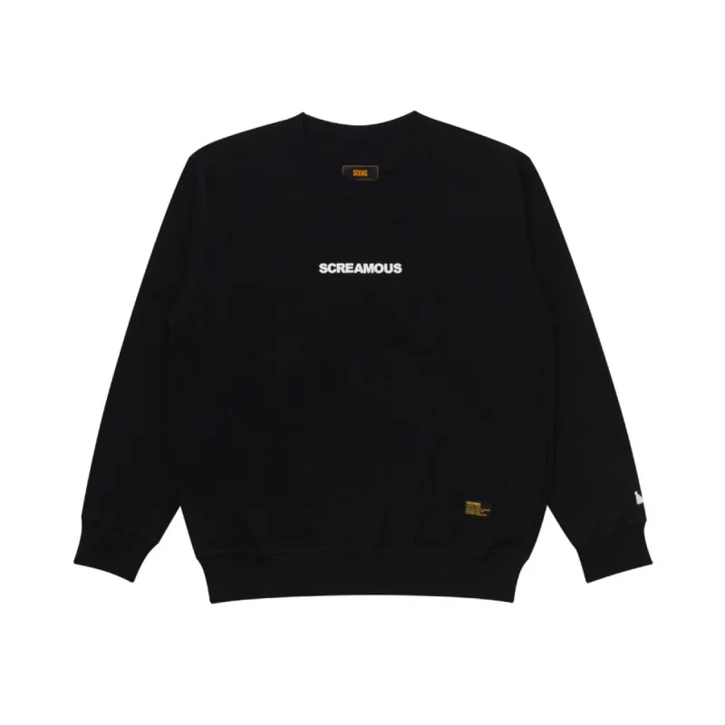 Sweater Crewneck LEGEND TINY WHITE BLACK sold by Screamous