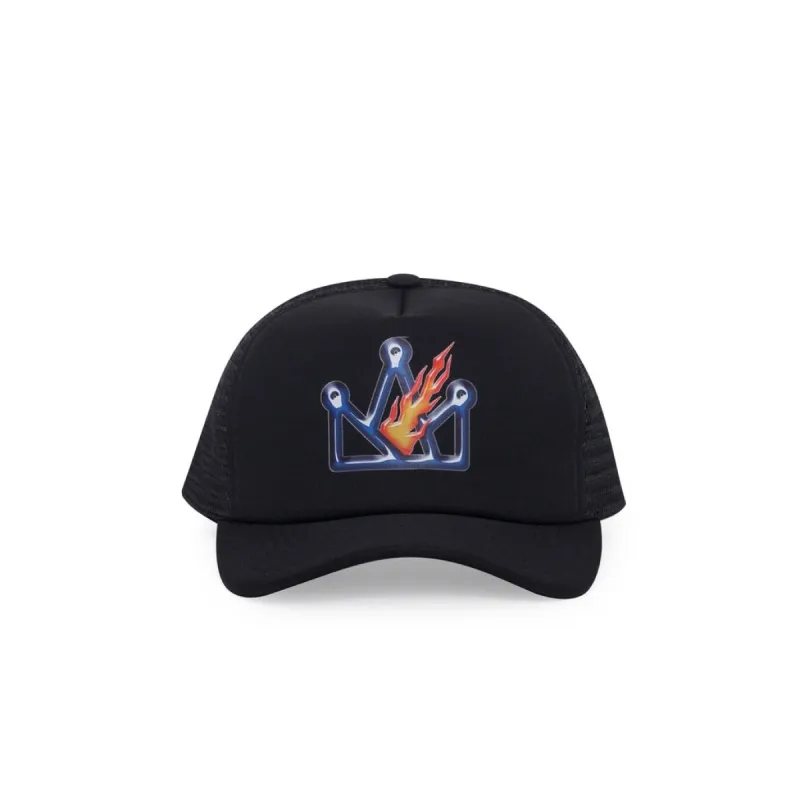 Hat CROWN FLAME BLACK sold by Screamous