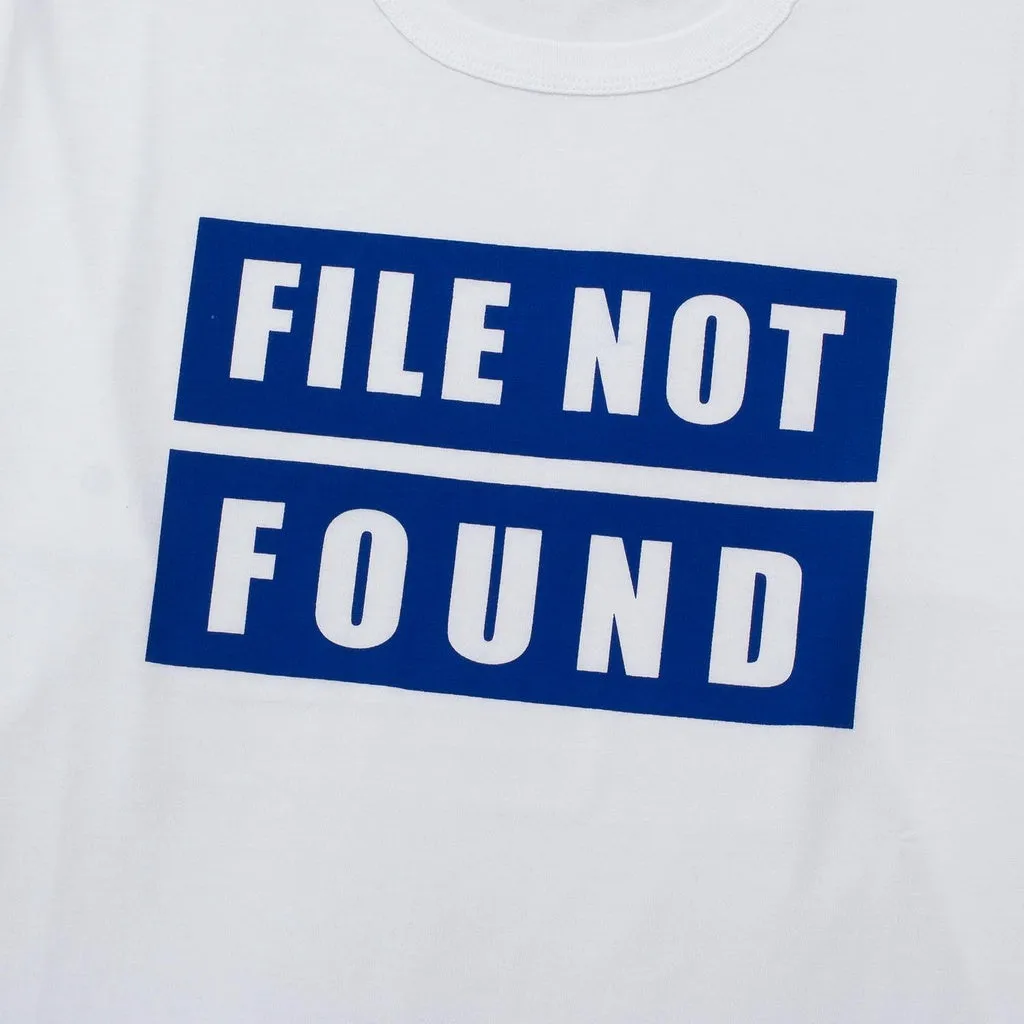 T-Shirt Longsleeves FILE NOT FOUND WHITE sold by Screamous product image thumbnail 3