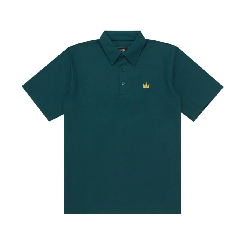 Polo Shirt CROWN GOLD GREEN sold by Screamous