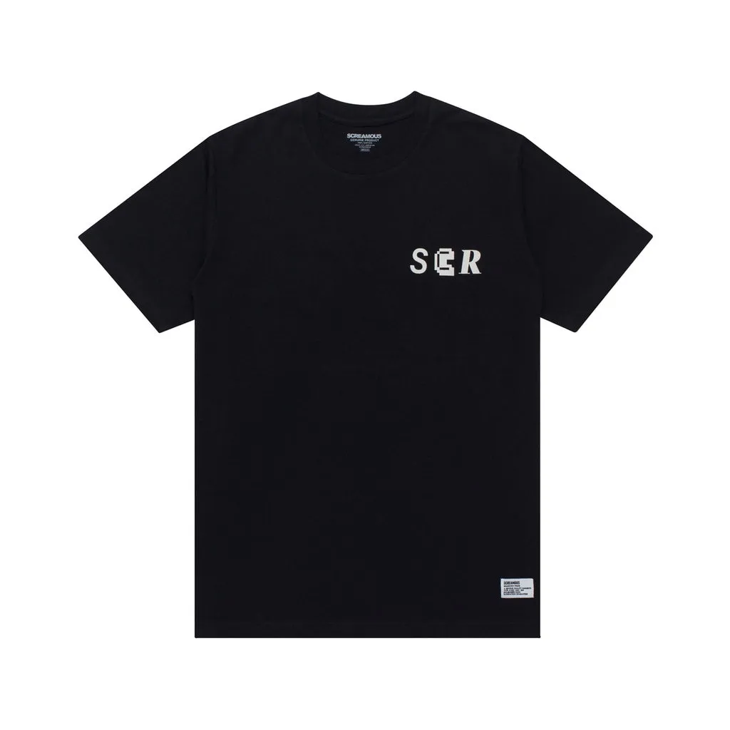 T-Shirt SSSWIRL BLACK sold by Screamous product image thumbnail 2