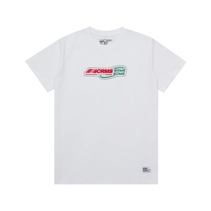GAMESOME T-Shirt CIRCUIT WHITE sold by Screamous