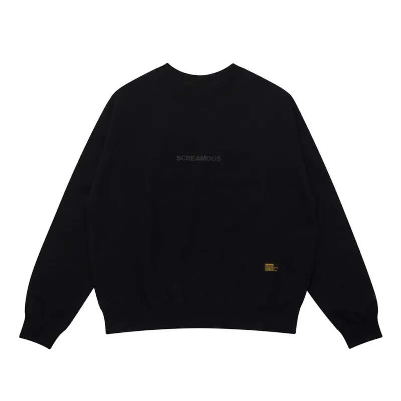 Sweater Crewneck OVERSIZED LEGEND TINY BLACK sold by Screamous