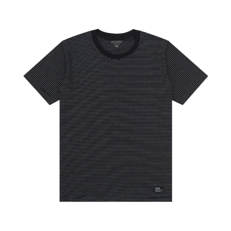 T-Shirt Stripe OVERSIZED AZULF BLACK WHITE | Parallel