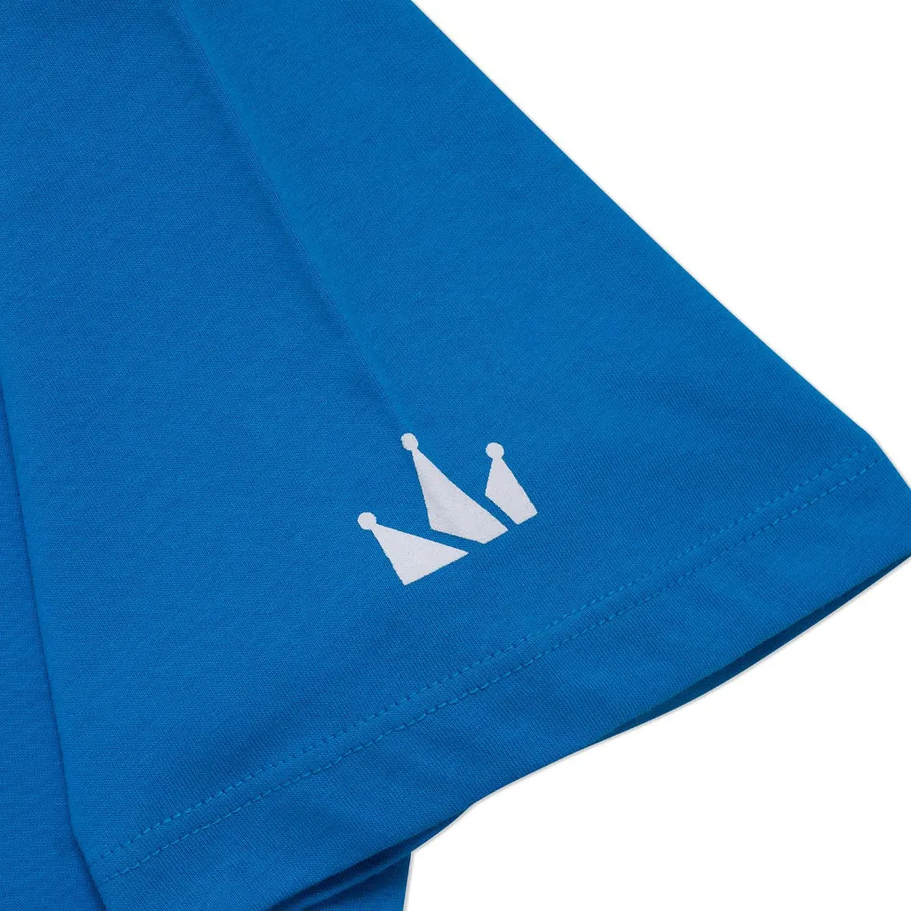 T-Shirt LEGEND TINY ON WHITE BLUE ASTER sold by Screamous product image thumbnail 3