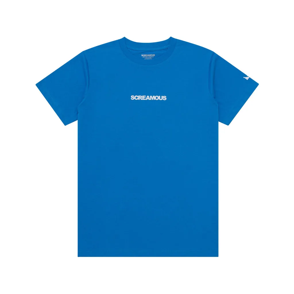 T-Shirt LEGEND TINY ON WHITE BLUE ASTER sold by Screamous