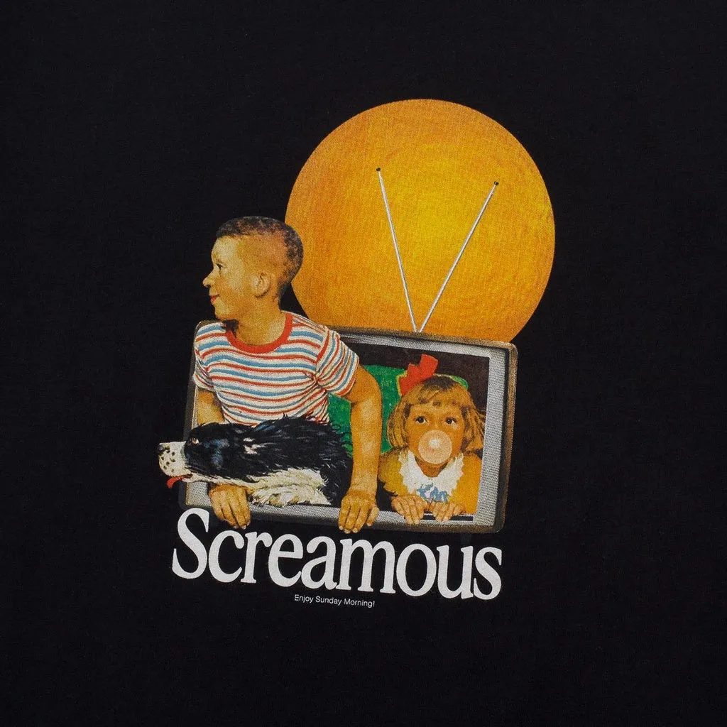 T-Shirt SUNDAY MORNING BLACK sold by Screamous product image thumbnail 2