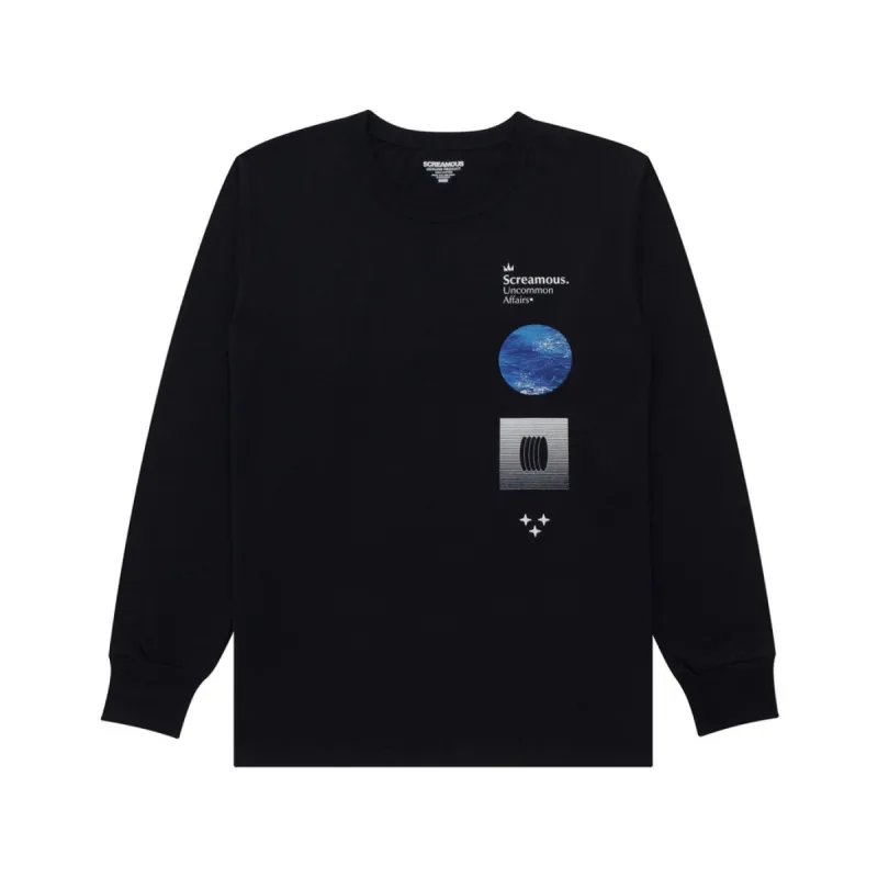 T-Shirt Longsleeves UNC GEO BLACK sold by Screamous