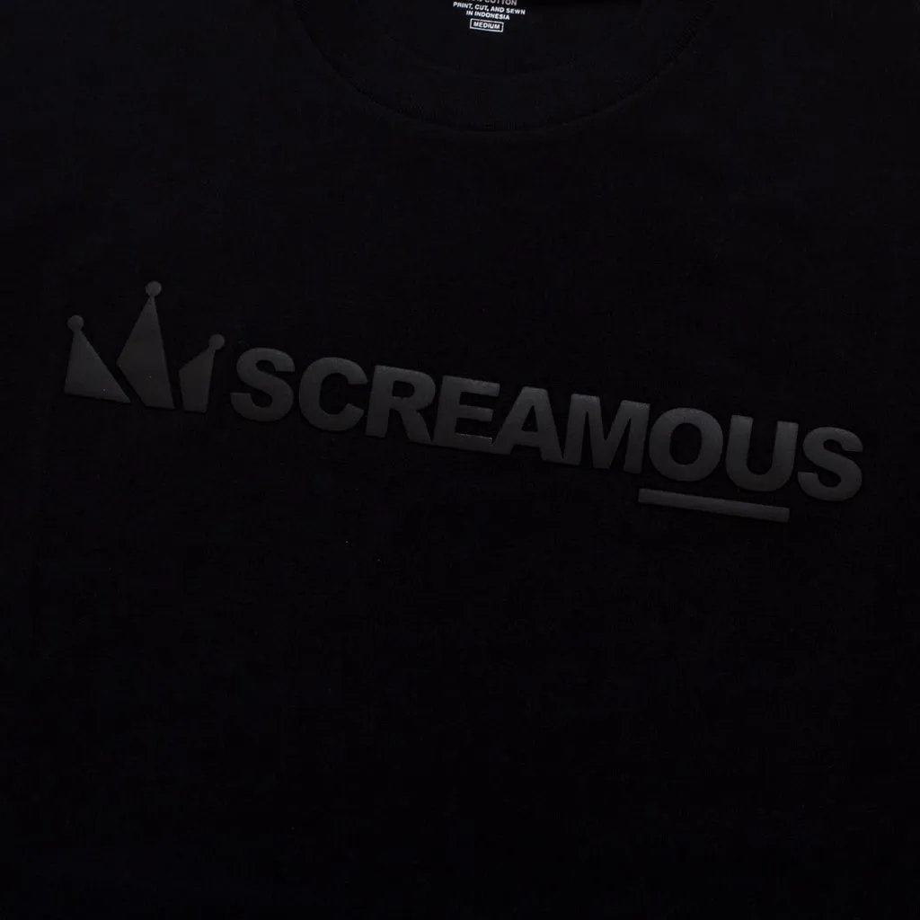 T-Shirt LEGEND BLACK ON BLACK BLACK sold by Screamous product image thumbnail 3