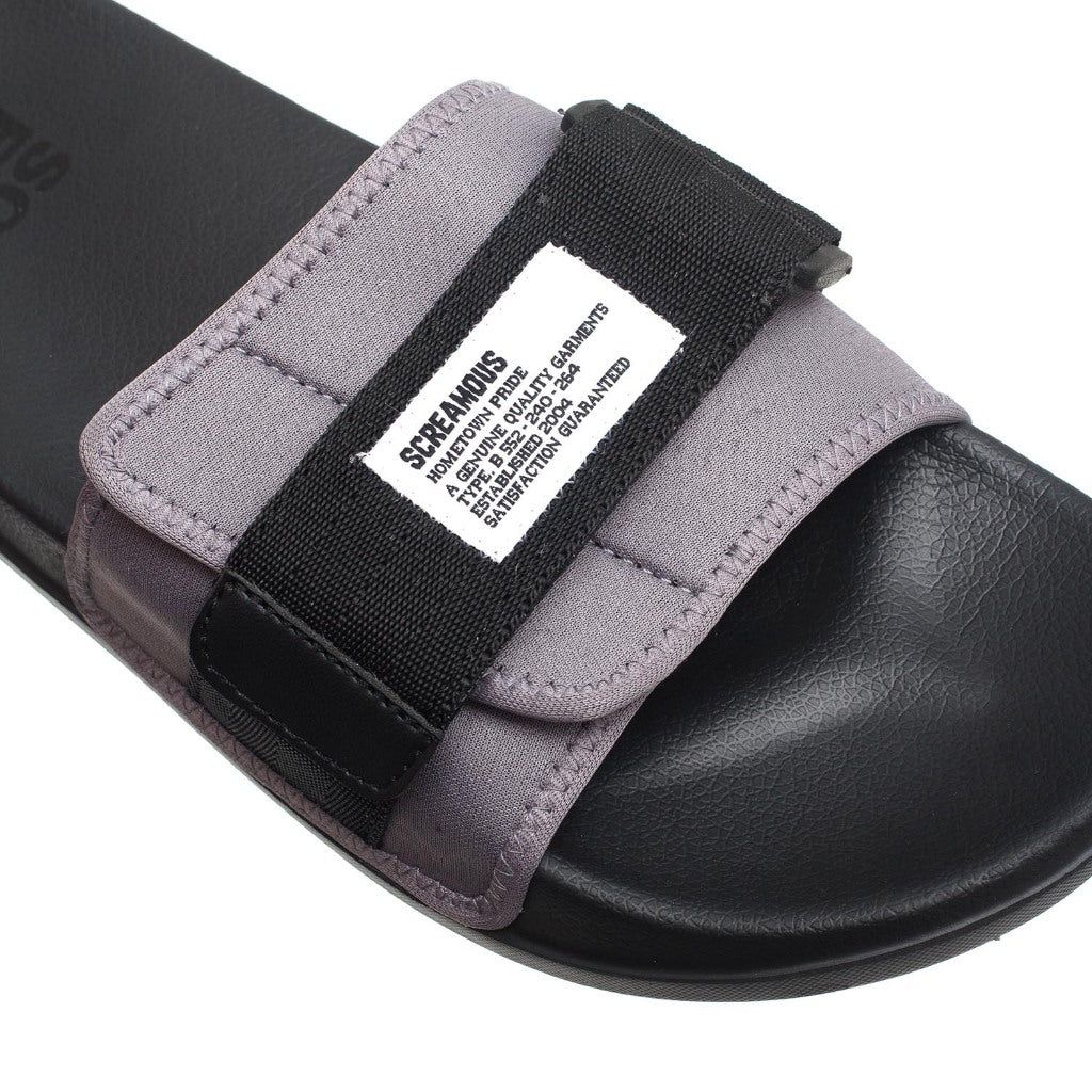 Slippers Sandals MOJO BLACK GREY sold by Screamous product image thumbnail 5