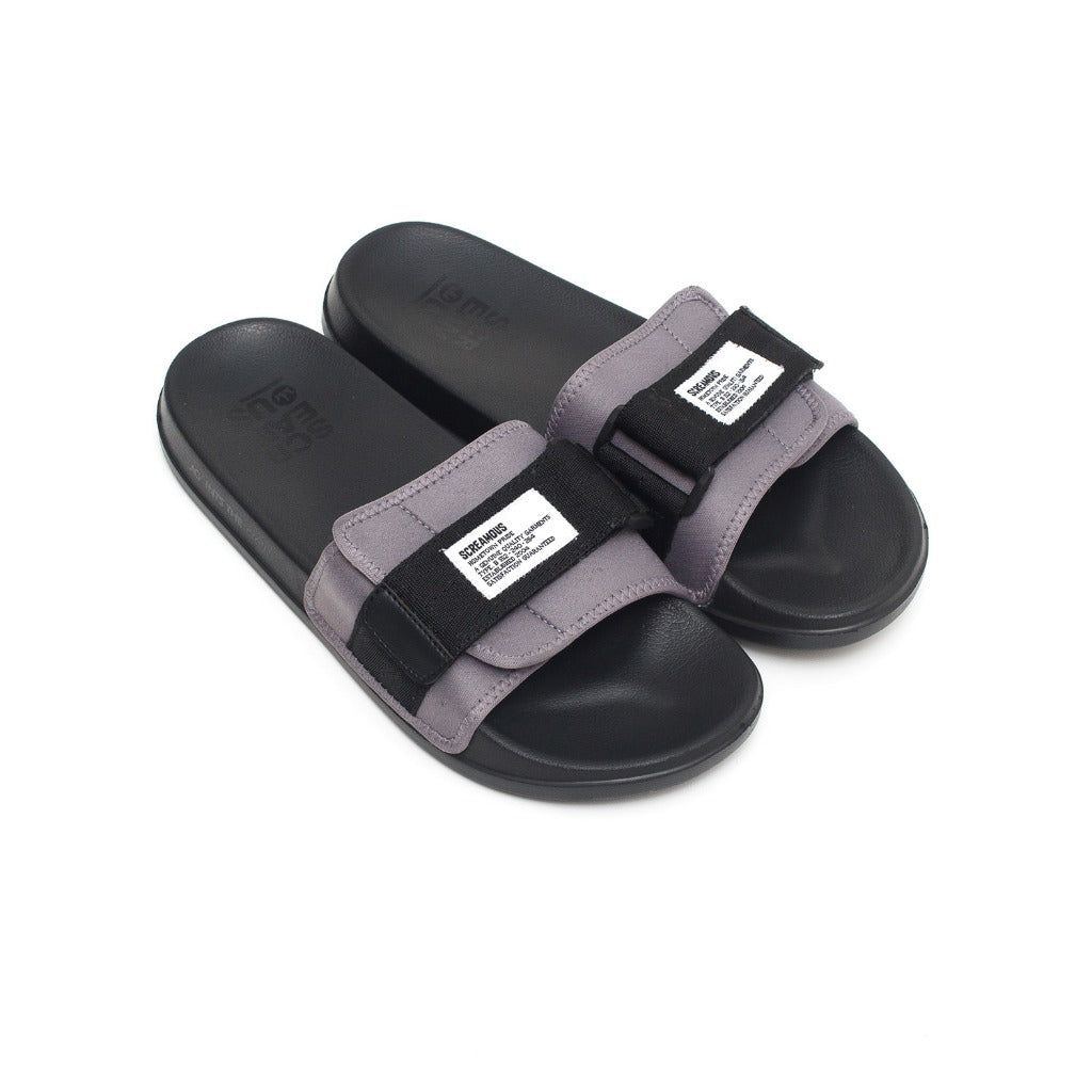 Slippers Sandals MOJO BLACK GREY sold by Screamous