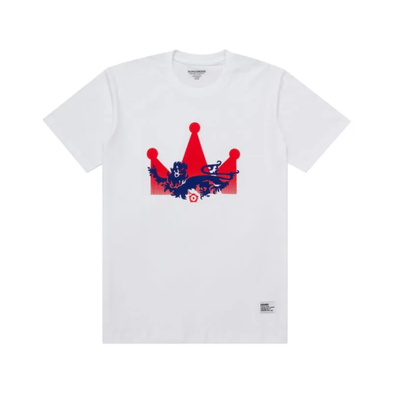 EURO SERIES 2024 T-Shirt ENGLAND FOOTBALL WHITE sold by Screamous